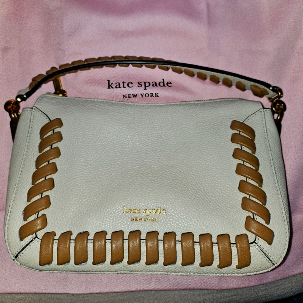 Kate Spade whipstitch convertible crossbody purse